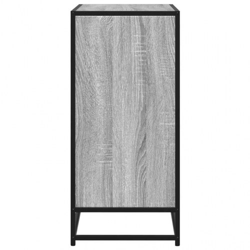 Opbevaringsskab 68 x 35 x 76 cm - grå sonoma-eg