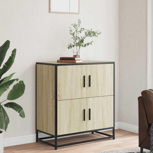Skab i sonoma-eg 68 x 35 x 76 cm