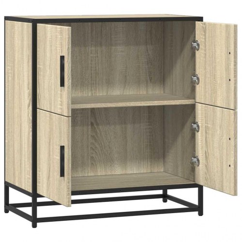 Skab i sonoma-eg 68 x 35 x 76 cm