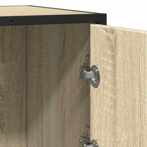 Skab i sonoma-eg 68 x 35 x 76 cm