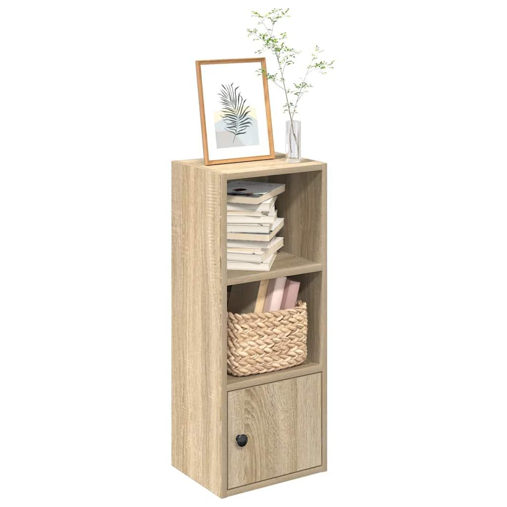 Bogreol 31x24x77 Cm Konstrueret Træ Sonoma Eg