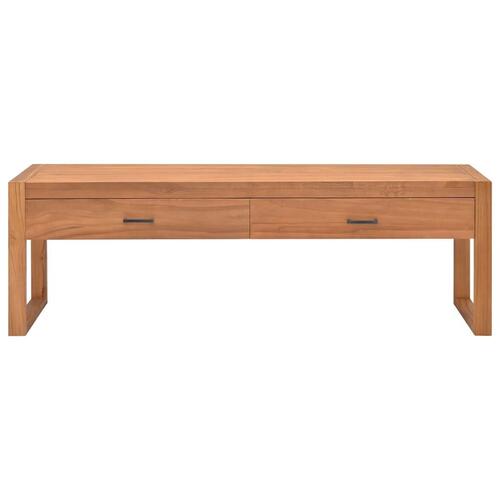 Tv-bord 140x40x45 cm massivt teaktræ