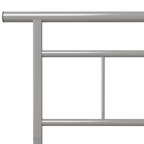 Sengestel i metal - 100 x 200 cm, grå