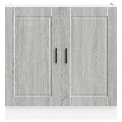 Underskab til vask Porto 80×46×81,5 cm - grå sonoma