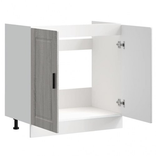 Underskab til vask Porto 80×46×81,5 cm - grå sonoma