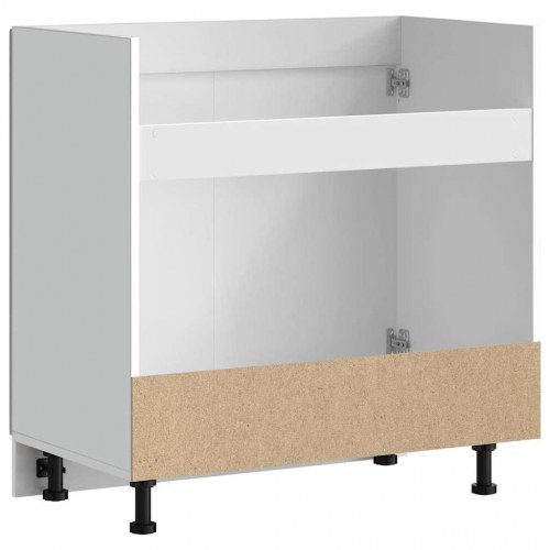 Underskab til vask Porto 80 × 46 × 81,5 cm - betongrå, konstrueret træ
