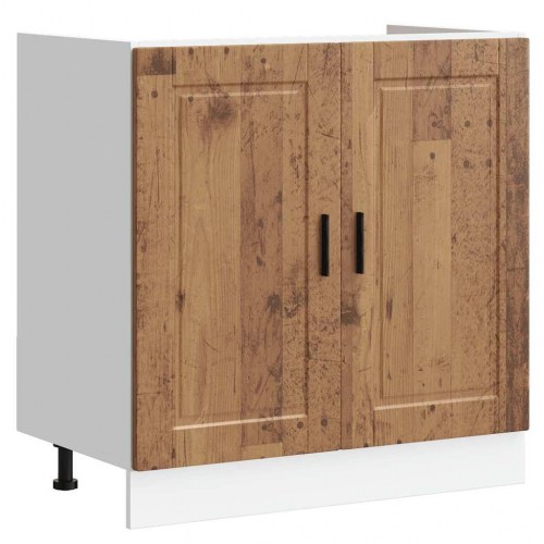 Underskab til vask Porto 80×46×81,5 cm - antikt træ