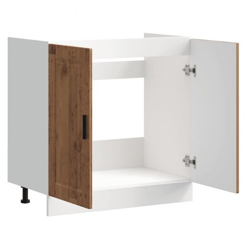 Underskab til vask Porto 80×46×81,5 cm - antikt træ