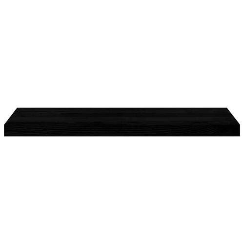 Trappemåtter 2 stk. mørkebrun 80x30x2 cm massivt egetræ