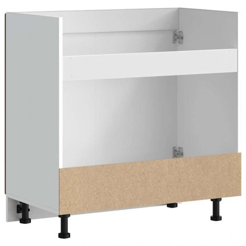 Underskab til vask Porto 80×46×81,5 cm - konstrueret træ, brun eg