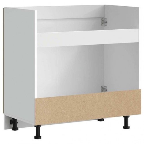 Underskab til vask Porto 80×46×81,5 cm - konstrueret træ, egetræsfarve