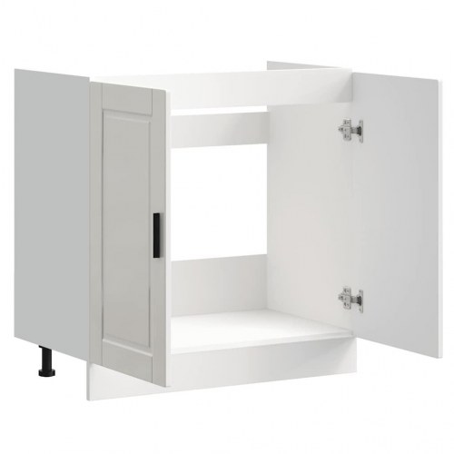 Underskab til vask Porto 80×46×81,5 cm - højglans hvid