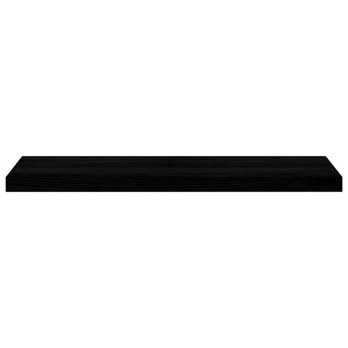Trappemåtter 2 stk. mørkebrun 90x30x2 cm massivt egetræ