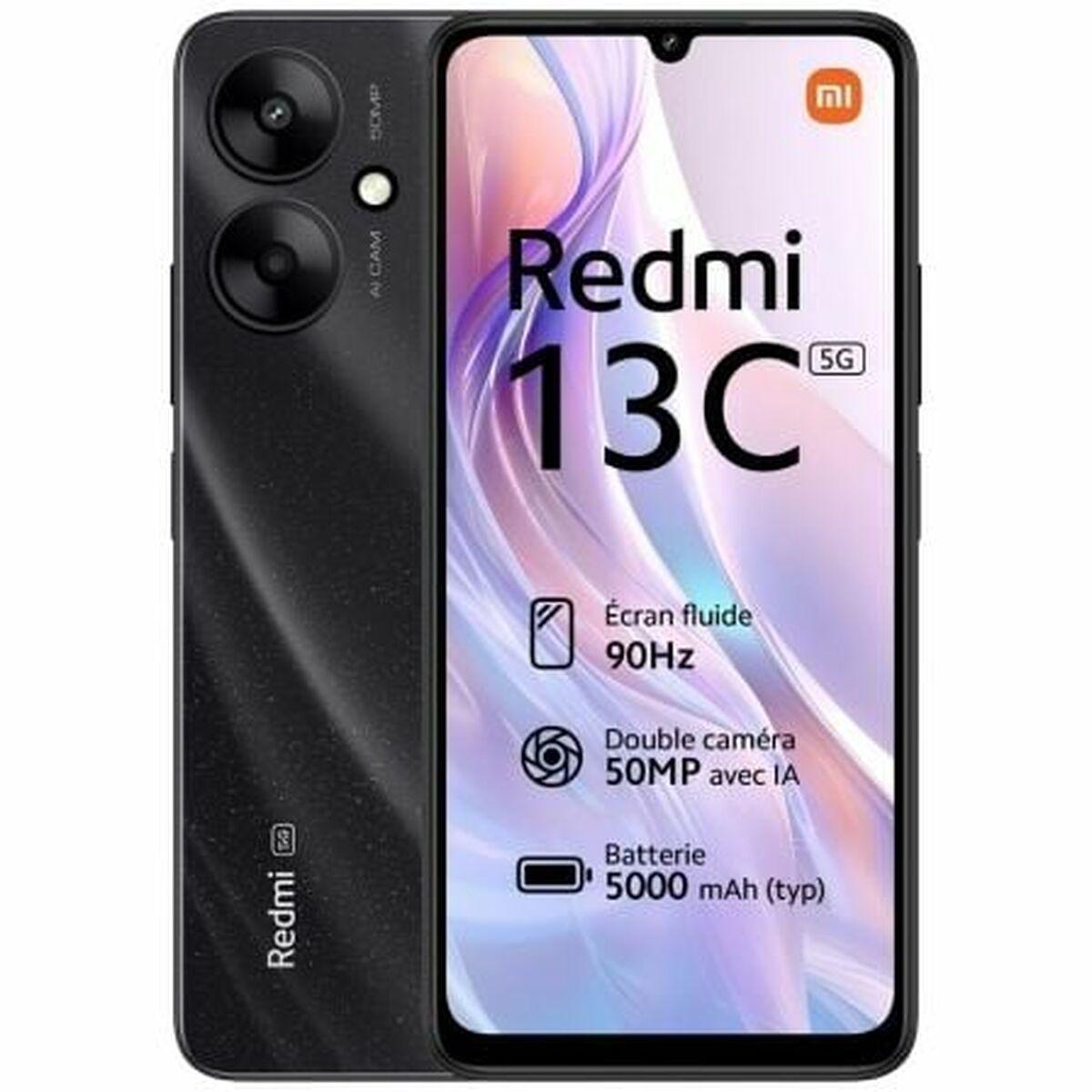 Smartphone Xiaomi Redmi 13c Black 6 74  " Mediatek Dimensity 6100 4 Gb Ram 128 Gb Sort