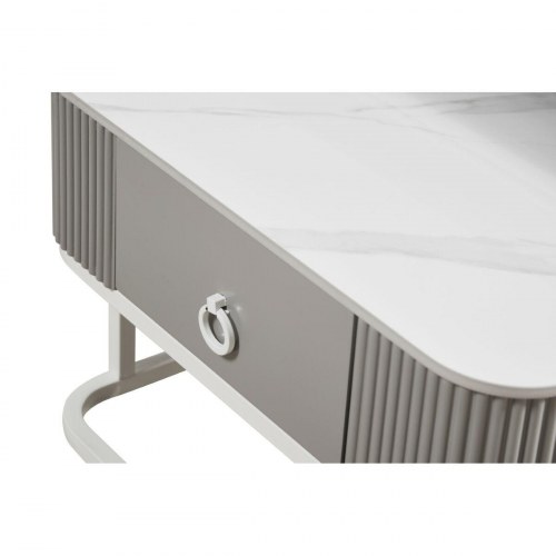 Sofabord - hvid, 70 × 70 × 45 cm
