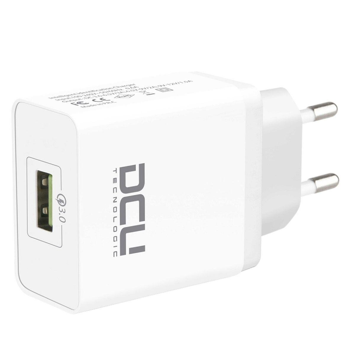 DCU Tecnologic 37300700 vægoplader - USB-A, hvid