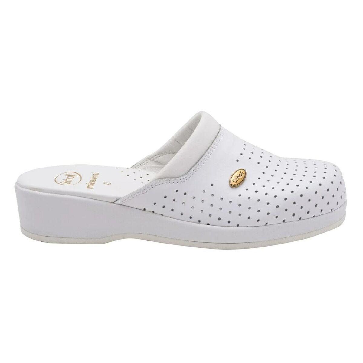 Træsko Scholl Prs005bialy44