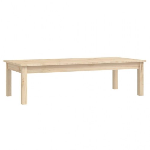Sofabord i massivt fyrretræ - 110 × 50 × 30 cm