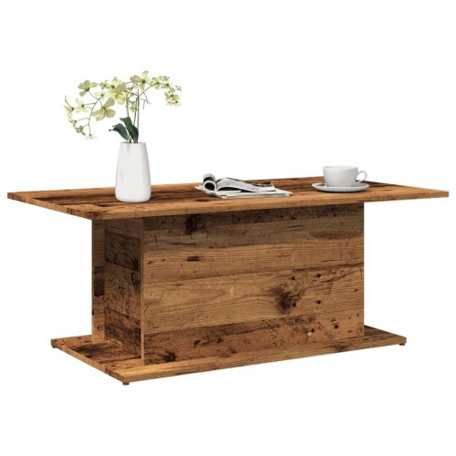 Sofabord i konstrueret træ - 102 × 55,5 × 40 cm, antikt trælook