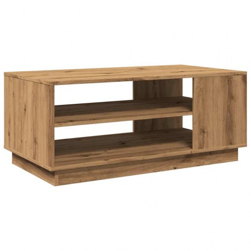 Sofabord 102x55x43 cm konstrueret træ kunsteg