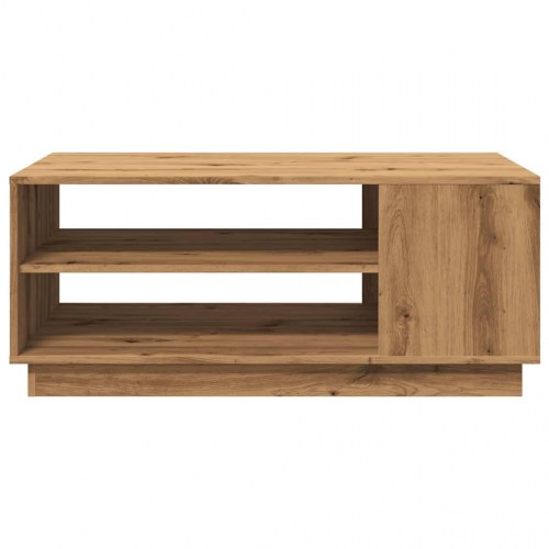 Sofabord 102x55x43 cm konstrueret træ kunsteg