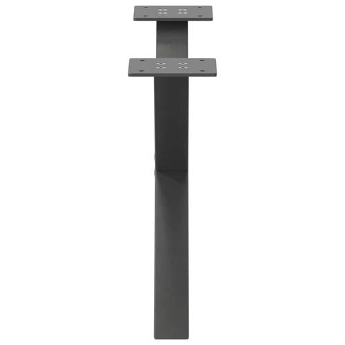 Sofabordben X-formet 2 stk 60x(30-31) cm stål antracitgrå