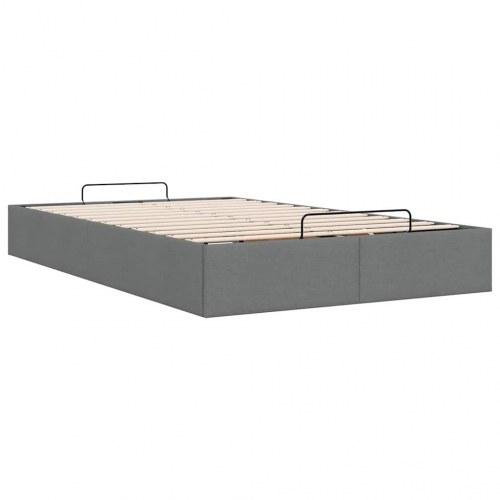 Ottomansengeramme med opbevaring 120 x 190 cm - mørkegrå