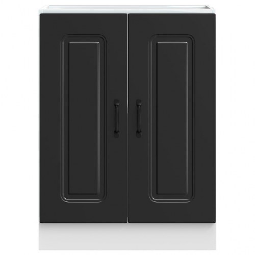 Underskab til vask Kalmar 60x46x81,5 cm konstrueret træ sort