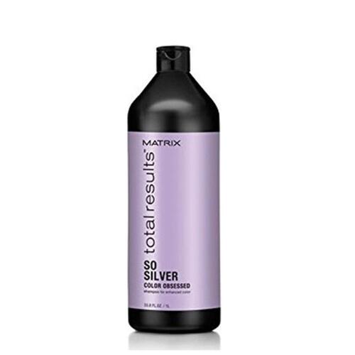 Shampoo der neutraliserer farven Total Results So Silver Matrix (1000 ml) 1 L