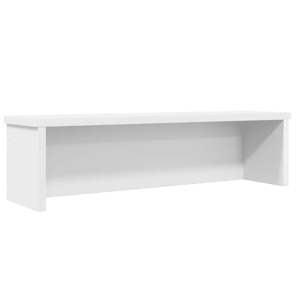 Køkkenstativ kan stables 60x15x16 cm konstrueret træ hvid