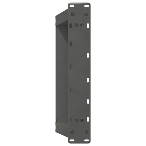 Sofabordben U-formet 2 stk. 40x(30-31) cm stål antracitgrå