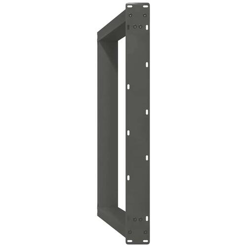 Spisebordsben U-formet 2 stk. 70x(72-73) cm stål antracitgrå