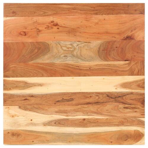 Bistrobord 80x80x75 cm firkantet massivt akacietræ