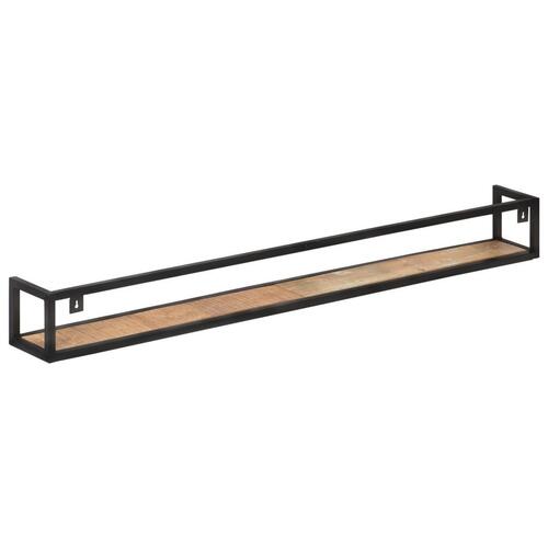 Væghylder 2 stk. 160 cm massivt genbrugstræ