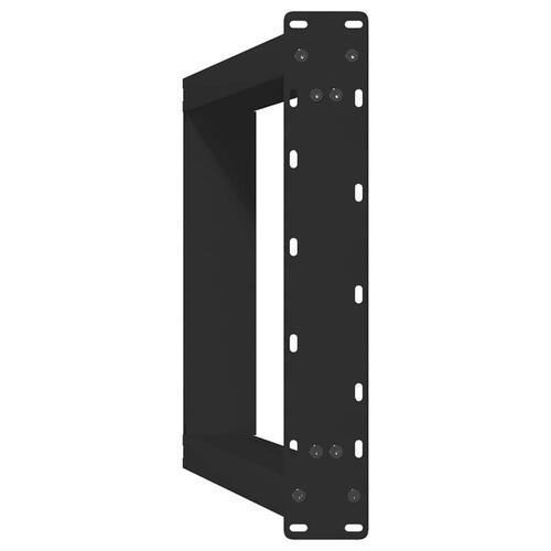 Spisebordsben U-formet 2 stk. 50x(72-73) cm stål sort