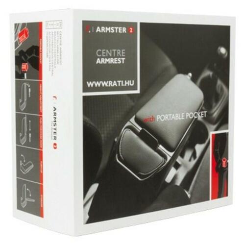 Armlæn Armster Hyundai I30 I 2007-2011 Sort Grå
