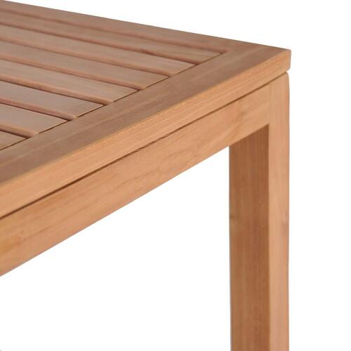 Badeværelsesstativ 4 etager massivt teak 42 x 42 x 165 cm