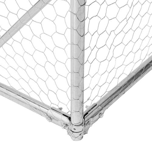 Hønsegård 2,5x10x2,25 m galvaniseret stål