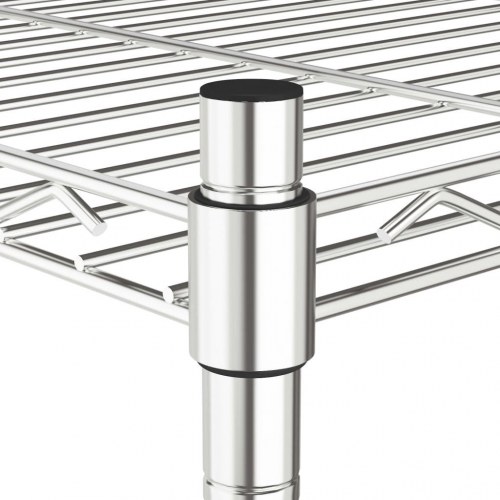 Opbevaringsstativ med 5 hylder 90x35x180 cm 250 kg krom