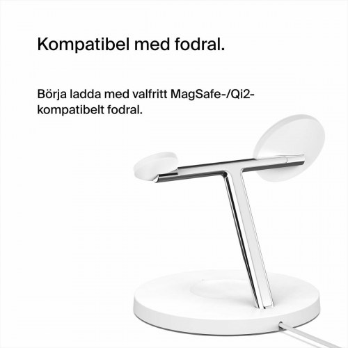 Trådløs oplader Belkin WIZ009VFWH-V2 - hvid