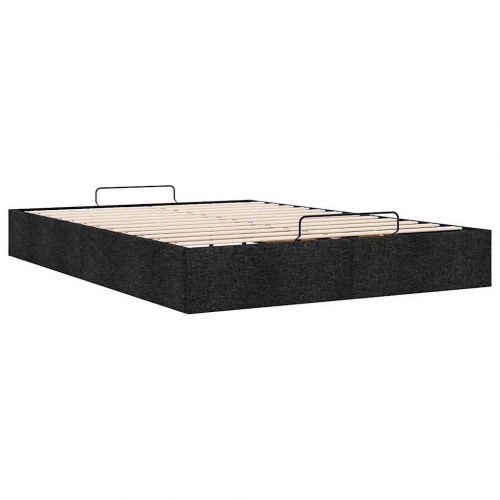 Ottomansk sengeramme 140 x 200 cm - sort
