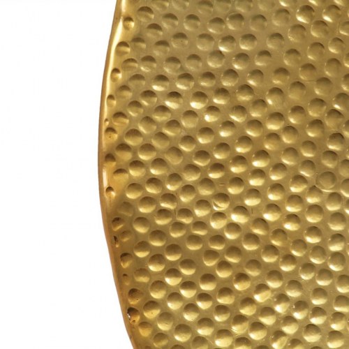 Sofabord hamret aluminium 70 x 30 cm messingfarvet