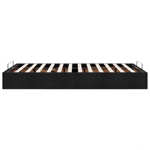 Ottomansk sengeramme uden madras 120 x 200 cm - sort