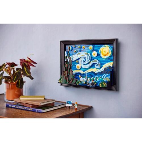 Playset Lego The Starry Night - Vincent Van Gogh 21333 2316 Dele 38 x 28 x 12 cm