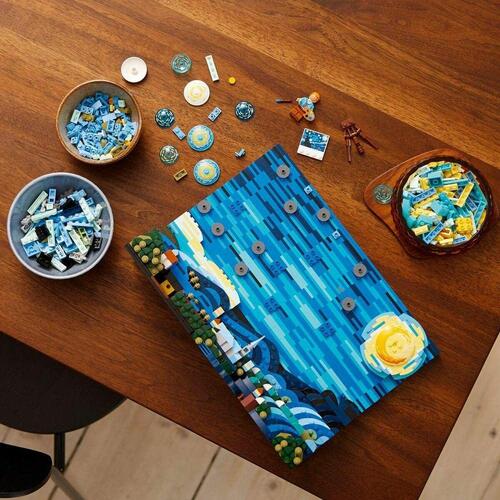 Playset Lego The Starry Night - Vincent Van Gogh 21333 2316 Dele 38 x 28 x 12 cm