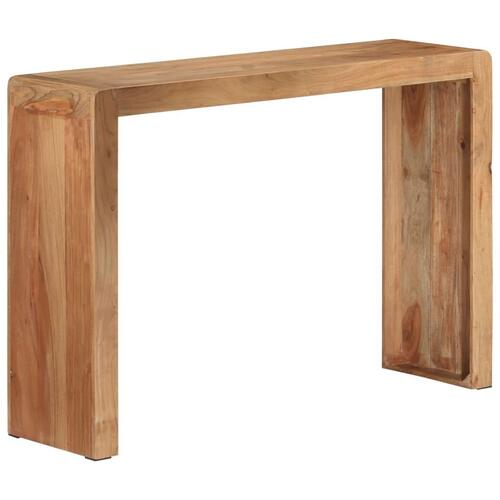 Konsolbord 110x30x76 cm massivt akacietræ