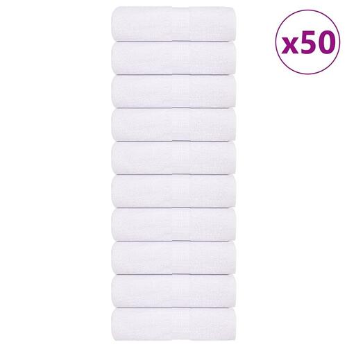 Vaskeklude 50 stk. 15x21 cm 360 g/m² 100% bomuld hvid