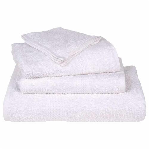 Vaskeklude 50 stk. 15x21 cm 360 g/m² 100% bomuld hvid