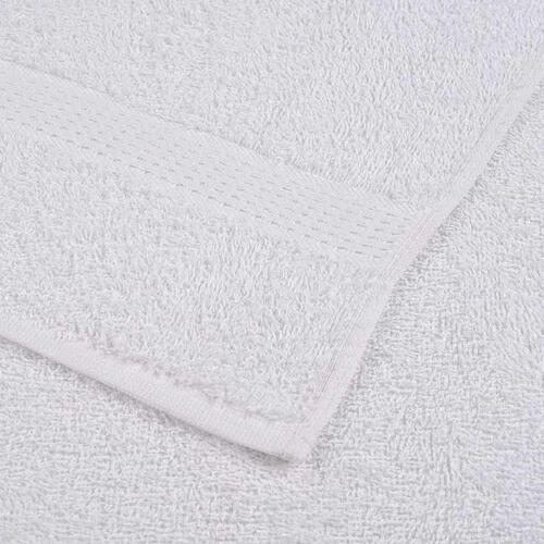 Vaskeklude 50 stk. 15x21 cm 360 g/m² 100% bomuld hvid
