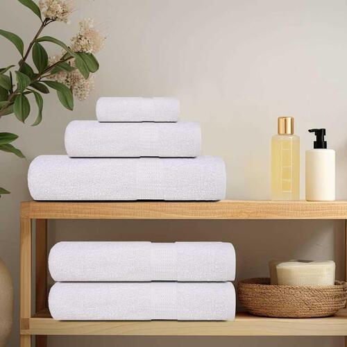 Håndklæder 50 stk. 30x30 cm 360 g/m2 100 % bomuld hvid